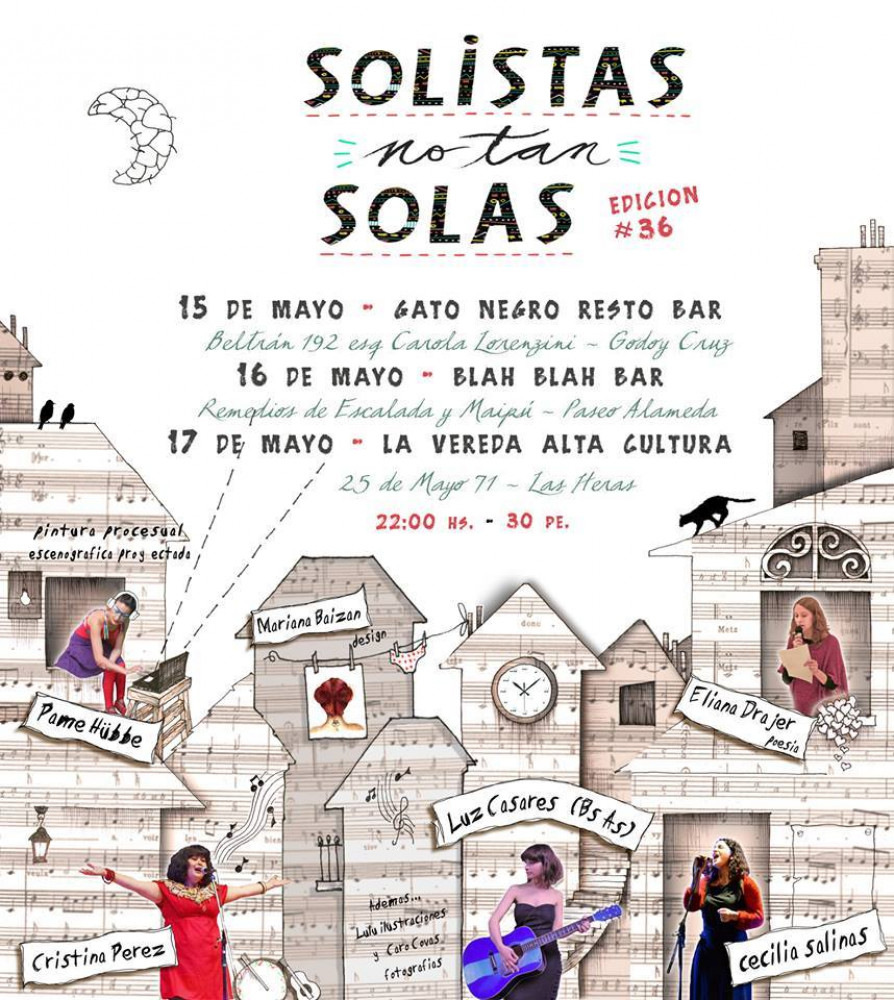 Tres fechas para disfrutar del Ciclo Solistas No Tan Solas