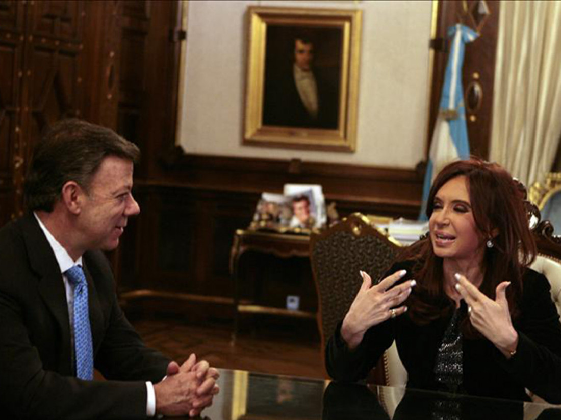 Cristina recibirá al presidente de Colombia para firmar acuerdos