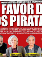 "Preocupa que ciertos  intelectuales se opongan a nuestra soberanía y favorezcan al colonialismo pirata"