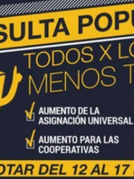 Lanzamiento de la consulta popular "Todos por los menos tienen"