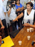 "Nosotros no hemos tenido enfrentamientos con los obreros", aseguró Nélida Rojas