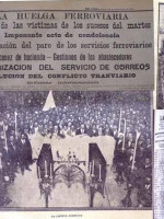 Homenaje a mártires de la huelga ferroviaria de 1917 en Mendoza