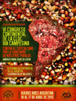 Se está realizando el VI Congreso Continental organizaciones campesinas