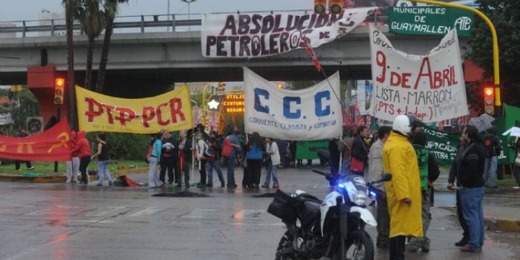 Paro nacional: piquetes de trabajadores, trabajadoras y fuerzas políticas en Mendoza