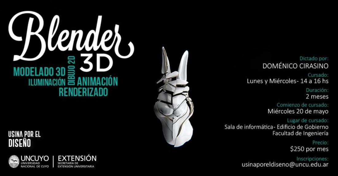 CURSO DE DISEÑO Y ANIMACIÓN 3D CON BLENDER