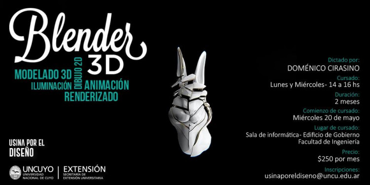 CURSO DE DISEÑO Y ANIMACIÓN 3D CON BLENDER