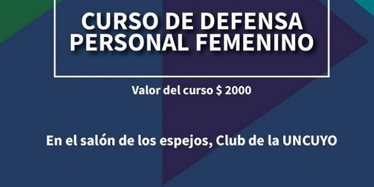 Invitan a un curso de defensa personal para niñas y mujeres en las instalaciones de la UNCUYO