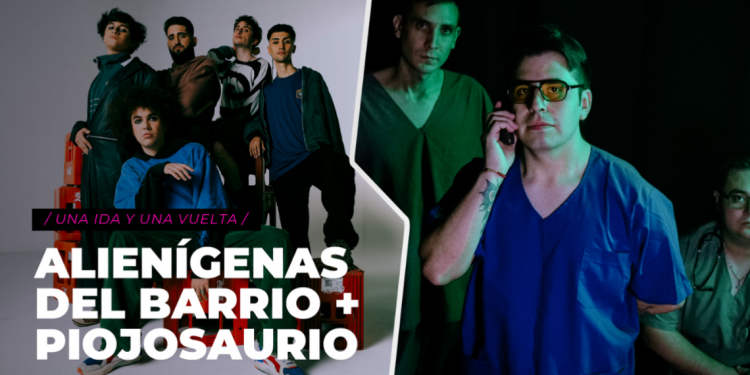 Los Alienígenas del Barrio y Piojosaurio se unen para una noche de rock