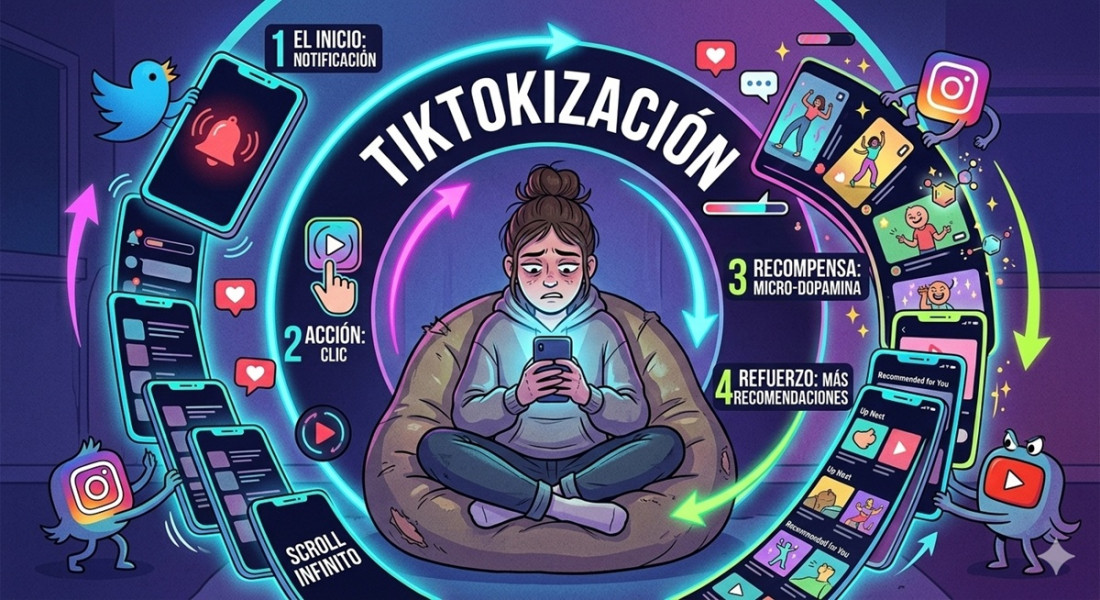La tiktokización de la vida cotidiana: las redes sociales moldean la cultura del "todo ya"