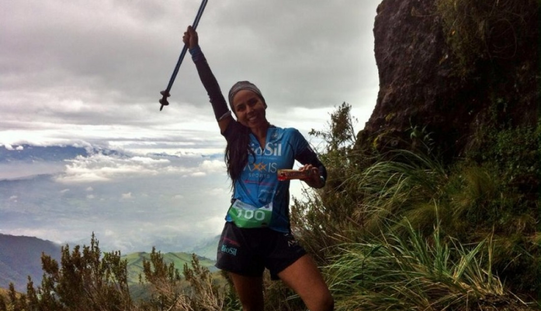 Daniela Sandoval, la mujer que batió el récord femenino en el Aconcagua