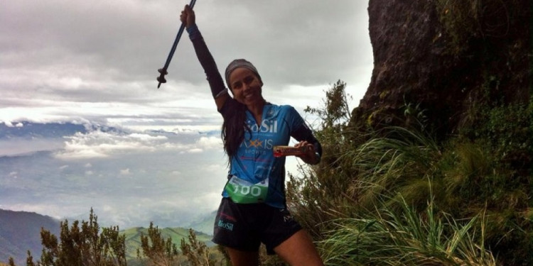 Daniela Sandoval, la mujer que batió el récord femenino en el Aconcagua
