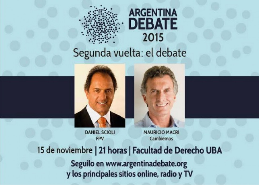 Por sorteo, Macri abrirá el debate del 15 de noviembre