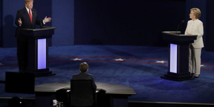A  pocos días de los comicios, Trump y Clinton se enfrentaron en el último debate presidencial