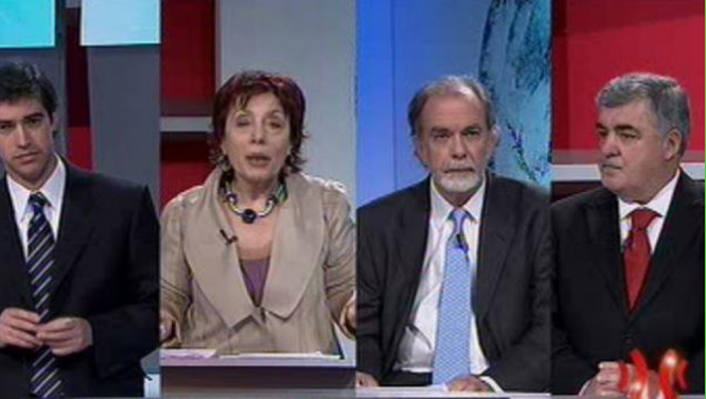 imagen Candidatos a vice debatieron en TN, pero Boudou fue a 6,7,8