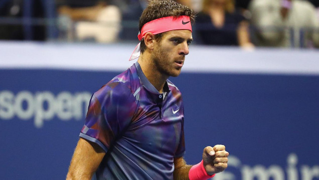imagen Us Open: Del Potro le ganó a Federer y va por Nadal