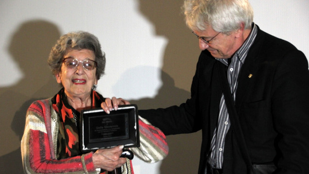 imagen Una fundadora de Abuelas presentó en Londres un documental sobre la búsqueda de su nieto