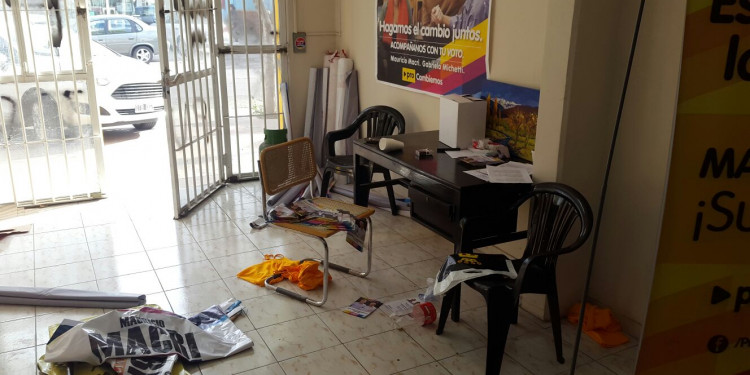 Atacaron una sede del PRO en Maipú