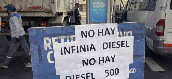 YPF cobrará más caro el gasoil a vehículos con patente extranjera