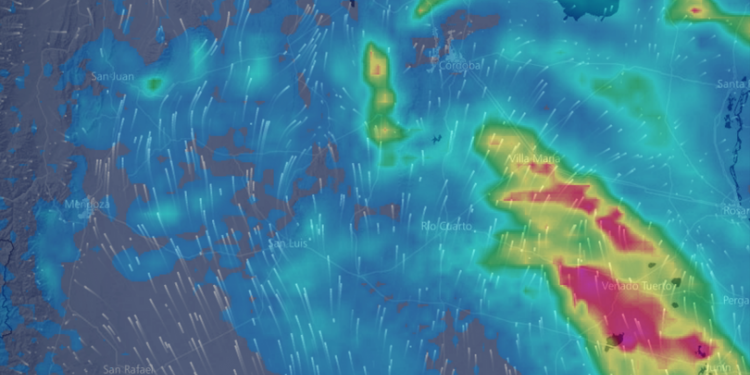 Las lluvias y el granizo otra vez afectan varias zonas de Mendoza 