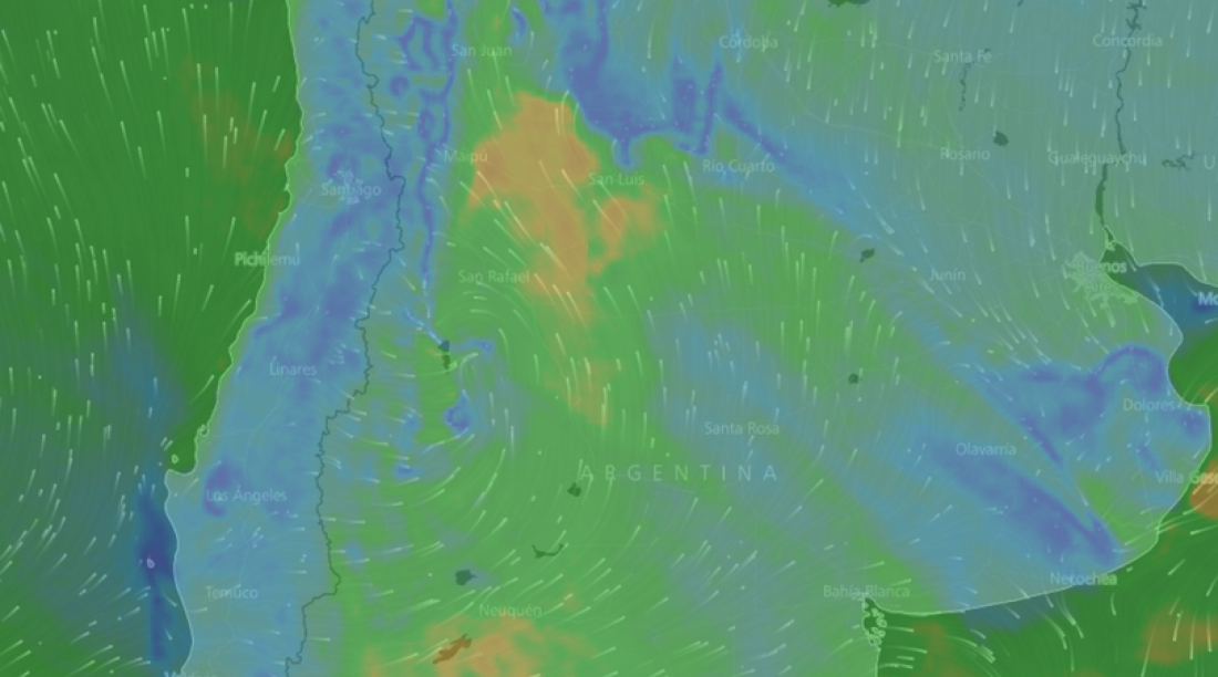 Alerta en cordillera y descenso de la temperatura para el llano