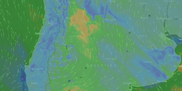 Alerta en cordillera y descenso de la temperatura para el llano