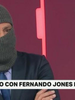 Repetto reporteó a Fernando Jones Huala con un pasamontañas