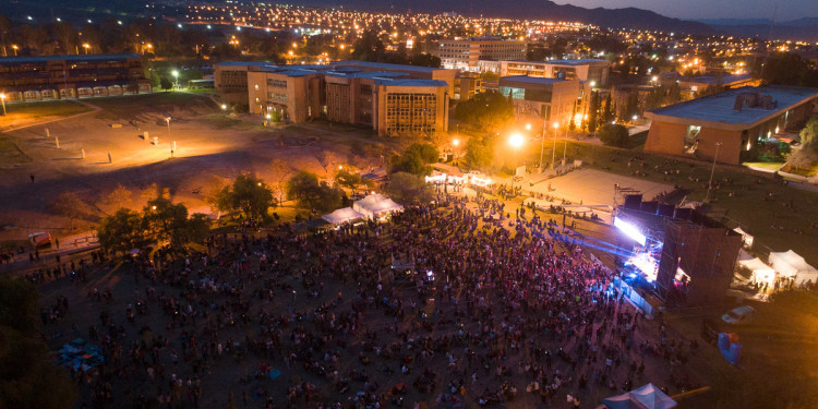 La música en lo más alto: el dron del UNCUYO Rock