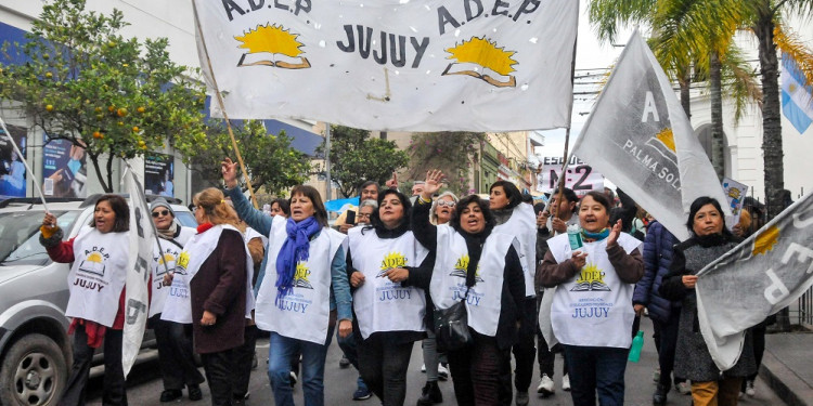 Jujuy: paro docente y protestas en contra de la reforma constitucional