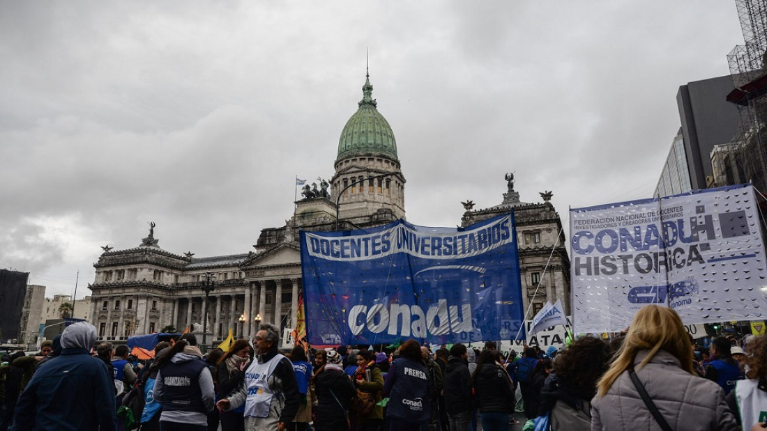 Comienza un paro de 48 horas de docentes universitarios