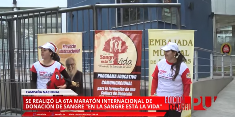 "En la sangre está la vida" 