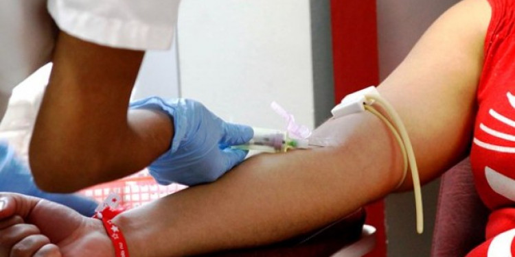 Avances en el formulario para donar sangre