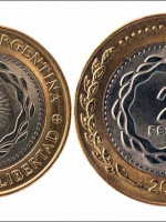 Desde hoy entra en circulación la nueva moneda de dos pesos