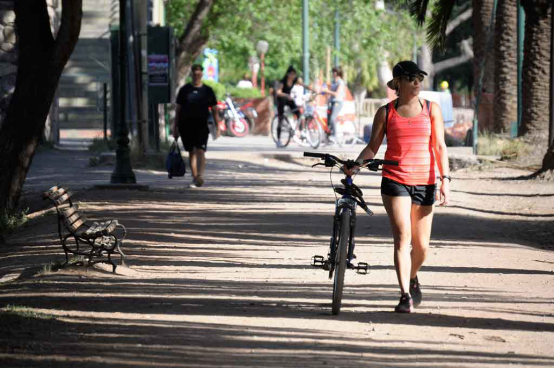 Atletas del parque