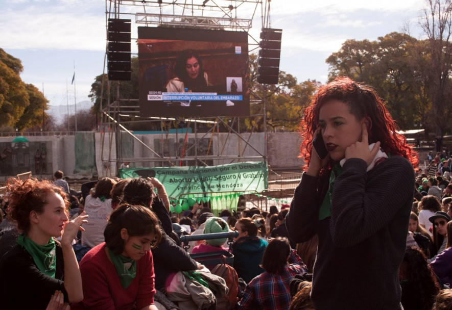 imagen Fotogalería: la vigilia en Mendoza