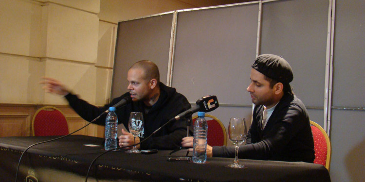 Conferencia de prensa Calle 13 Mendoza
