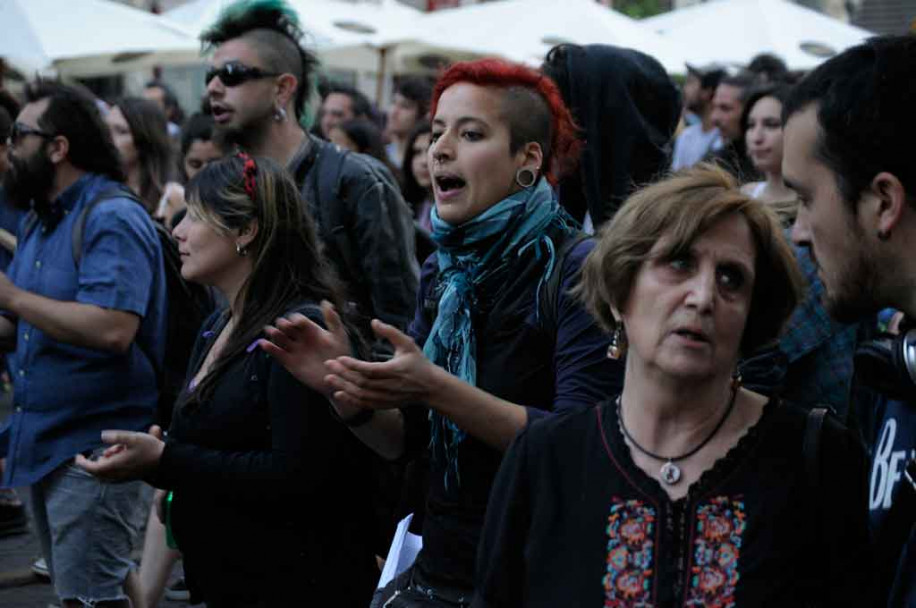 imagen Fotogalería: un centenar de mendocinos marchó por Santiago Maldonado