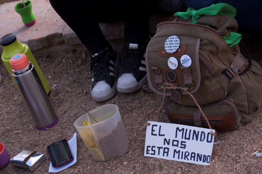 imagen Fotogalería: la vigilia en Mendoza