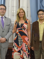 Laura Montero recibió a las autoridades del Consulado de Bolivia