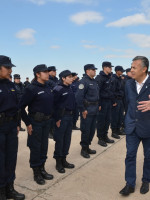 Cornejo puso en funciones a 330 policías