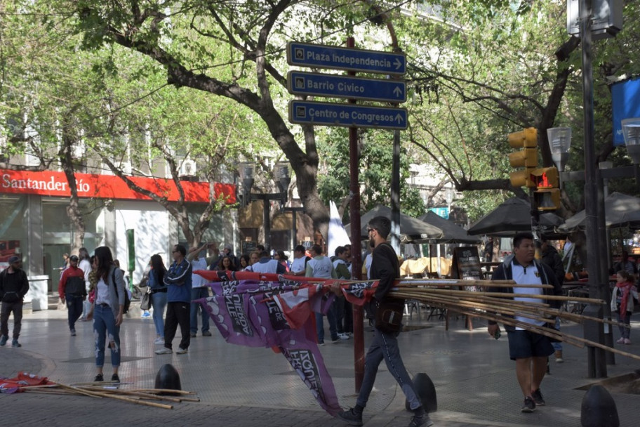 imagen Mendoza: postales de un día de paro