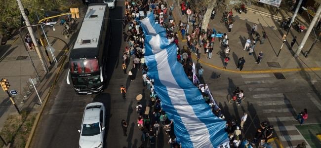 Mendoza defendió la universidad pública en las calles