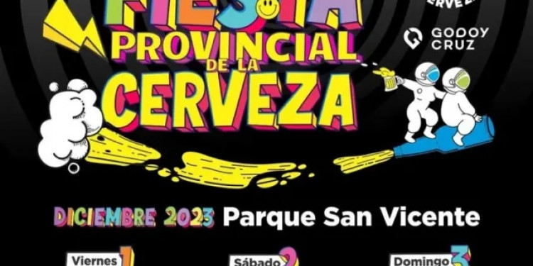 Todo listo para la Fiesta de la Cerveza en Godoy Cruz