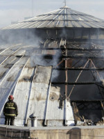 Incendio en el ECA: hay dos bomberos heridos