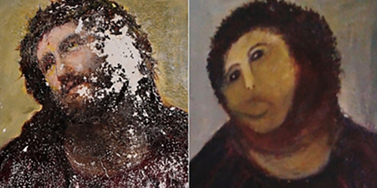 A 10 años de la malograda restauración del "Ecce Homo": del meme a generar miles de dólares