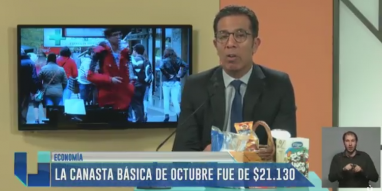 En octubre se necesitaron $ 21.130 para cubrir la canasta básica total