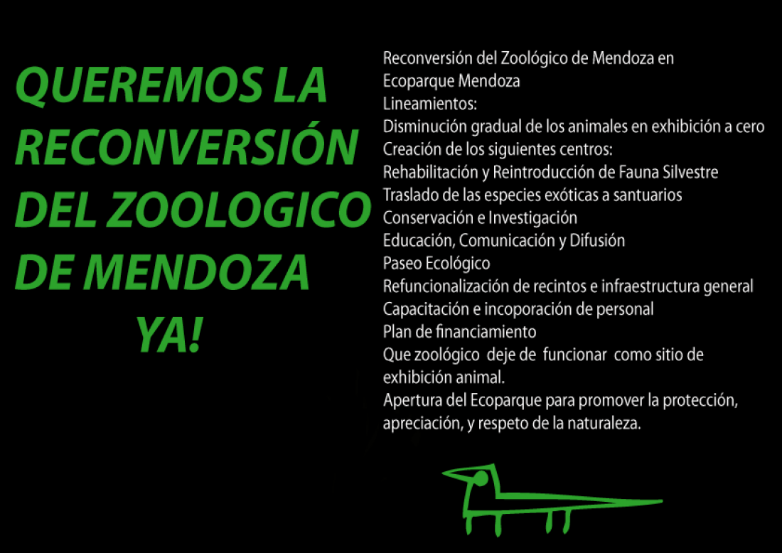 "Necesitamos el marco legal para empezar a proyectar el Ecoparque en Mendoza"