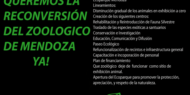 "Necesitamos el marco legal para empezar a proyectar el Ecoparque en Mendoza"
