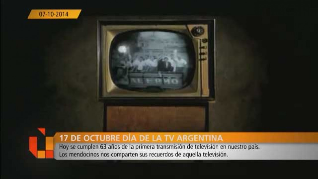 Primer transmisión de la TV argentina