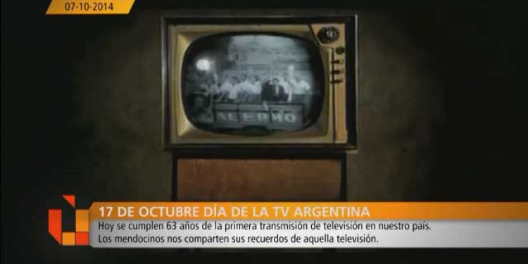 Primer transmisión de la TV argentina