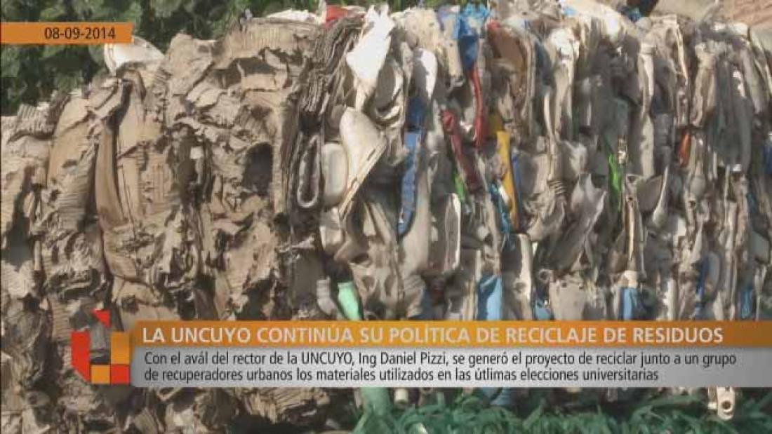 Reciclaje en la UNCuyo